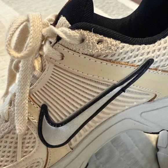 Nike Beige and Black Running Shoes—NIKE ZOOM VOMERO 5 - Picture 2 of 5